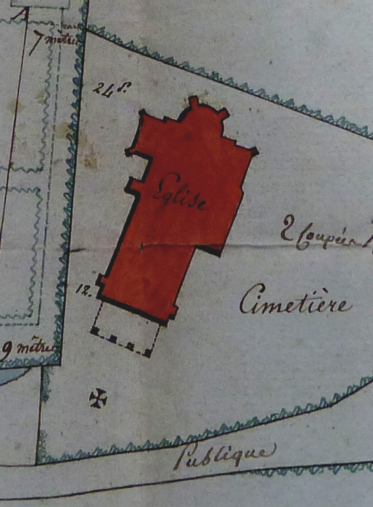 Plan ancienne église